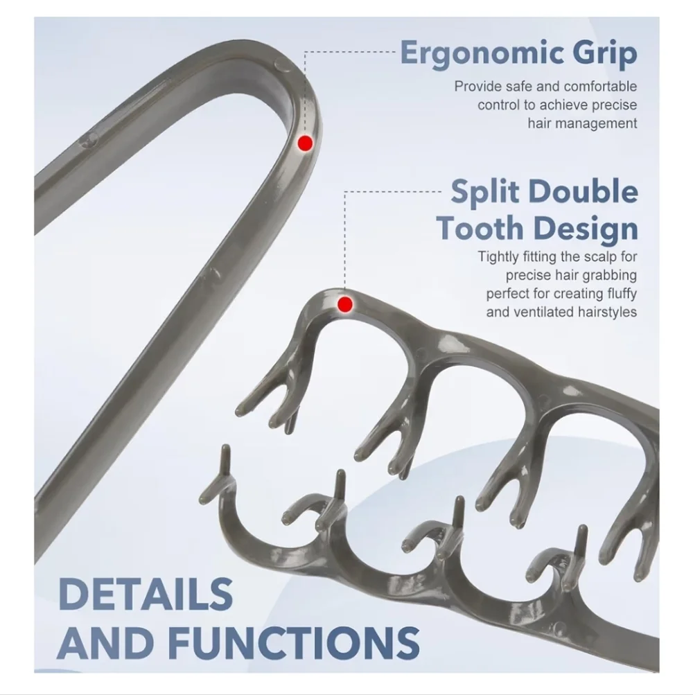 2PC Texture Combs for Men and Women